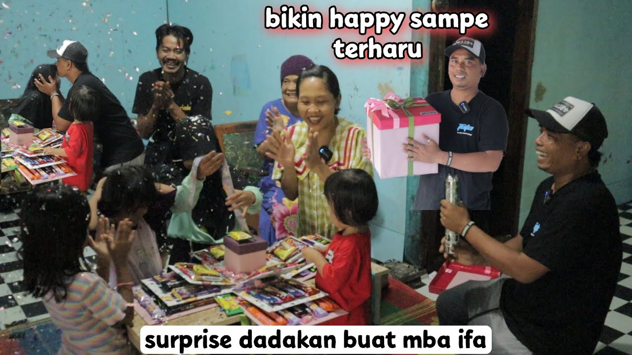 Bikin happy sampe terharu !! surprise dadakan buat mba ifa