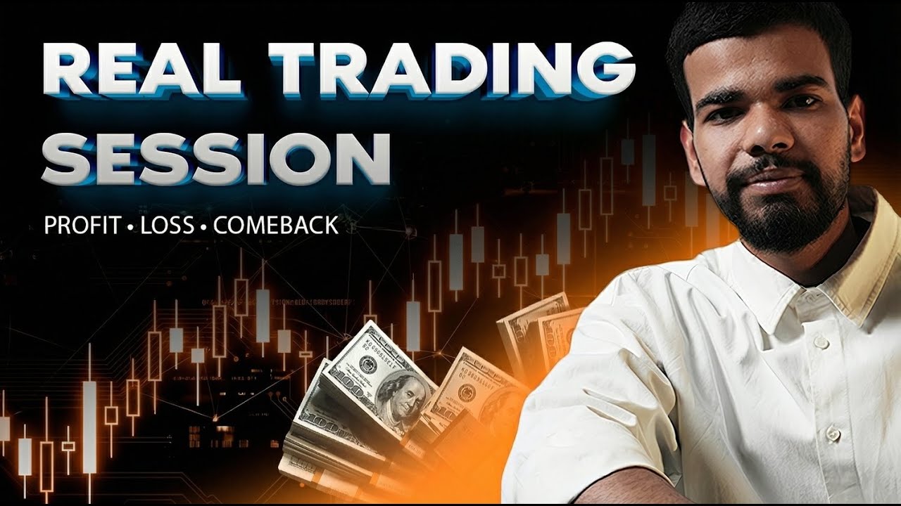 Real Trading Session Explained | Discipline, Patience & Trader Mindset in Live Market