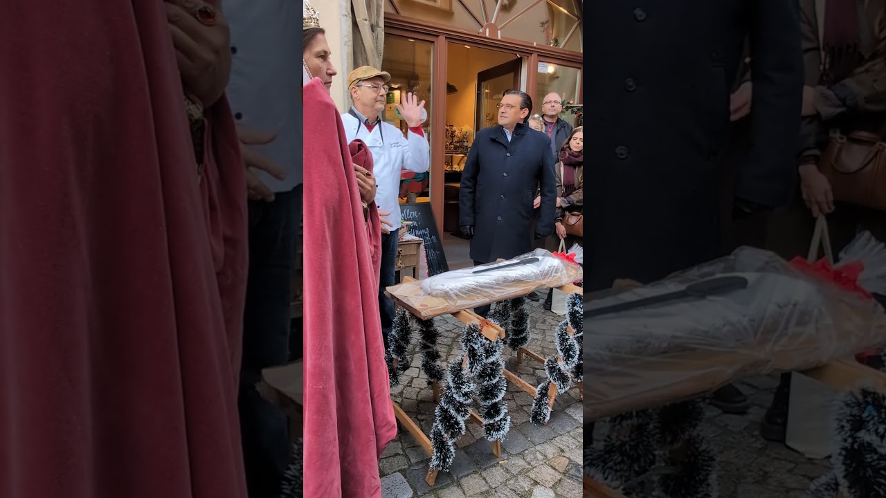 Zum Stollen Anstich in Naumburg am 25. Oktober 2025