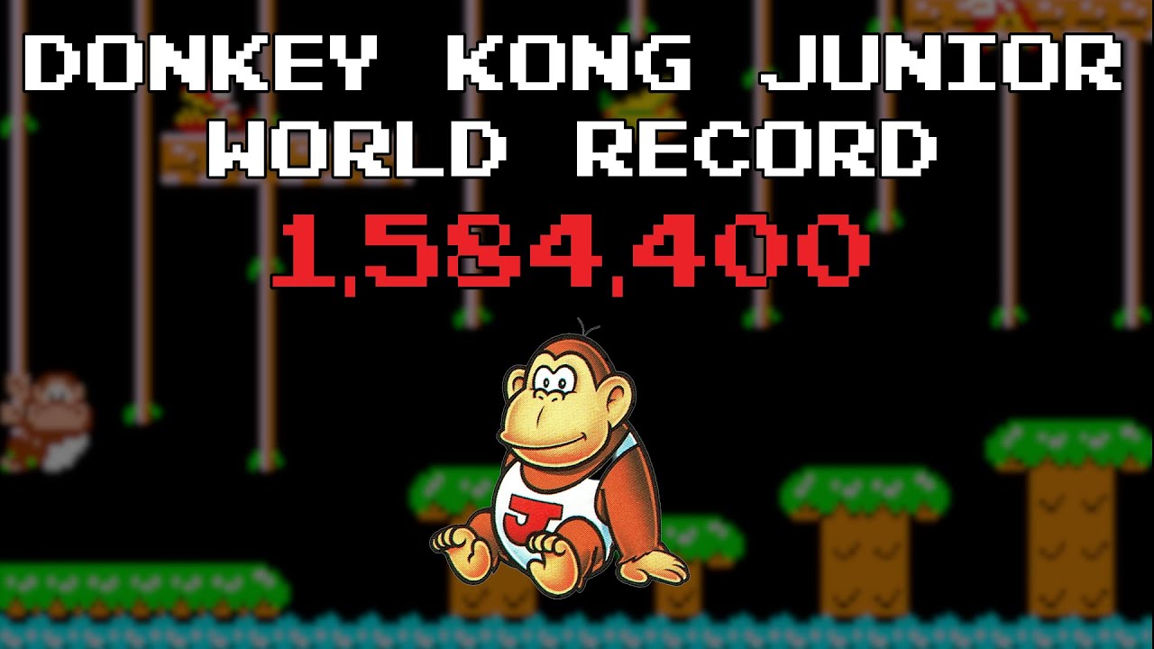 Donkey Kong Junior World Record - 1,584,400