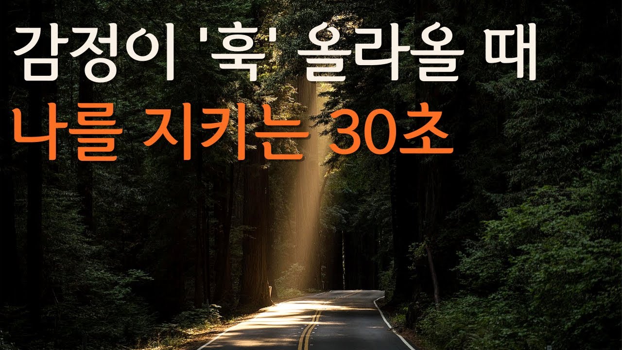 심리상담사와 함께하는 감정 회복 루틴 Ep.3 | 몸의 전조 신호 알아차리기