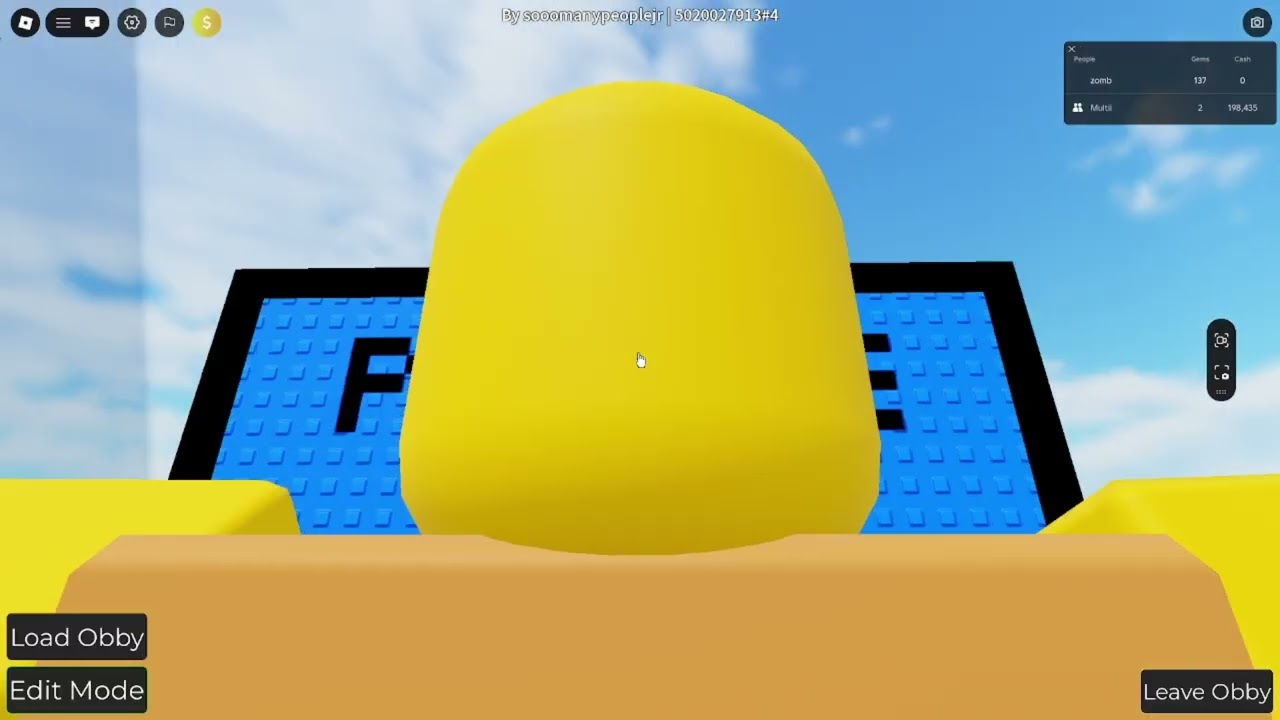 beating find the phone in obby creator (ft: sooomanypeoplejr)