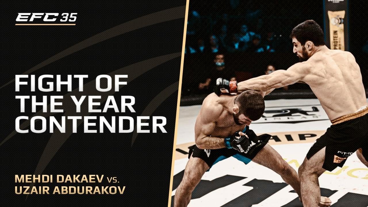 Захватывающая чемпионская битва | Mехди Дакаев vs Узаир Абдураков на EFC 35