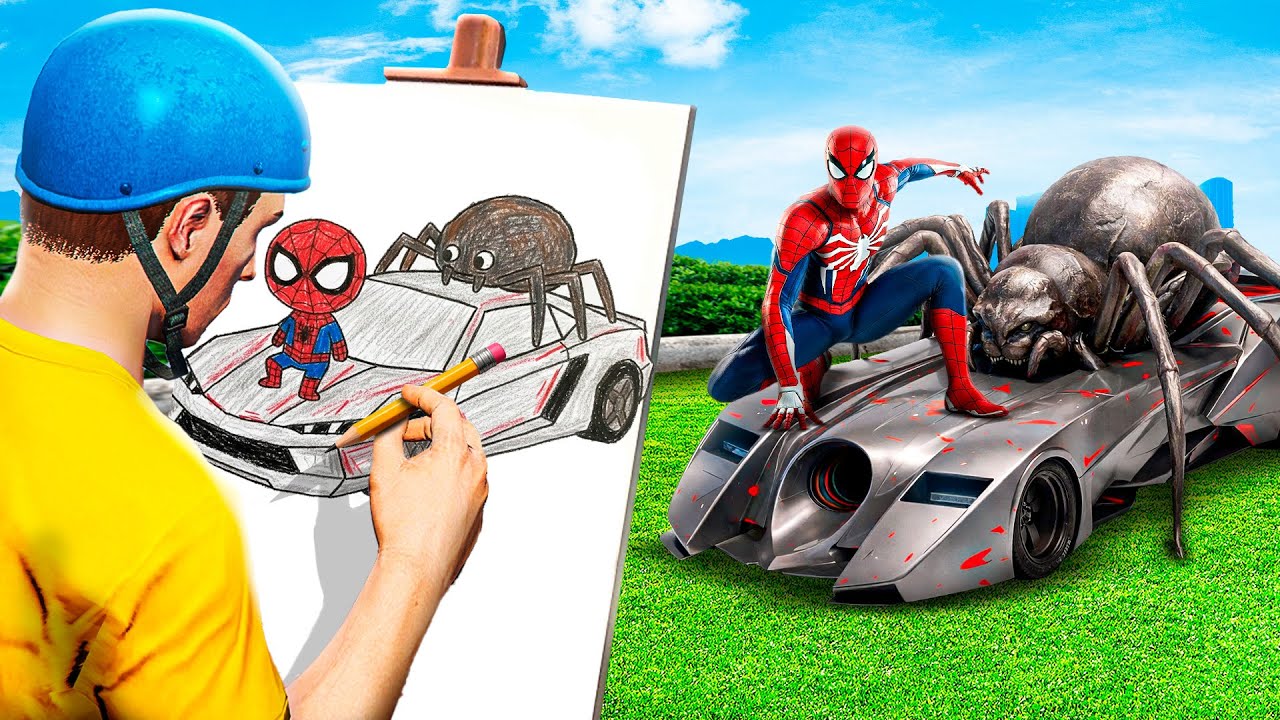 Whatever I Draw I Become In GTA 5!