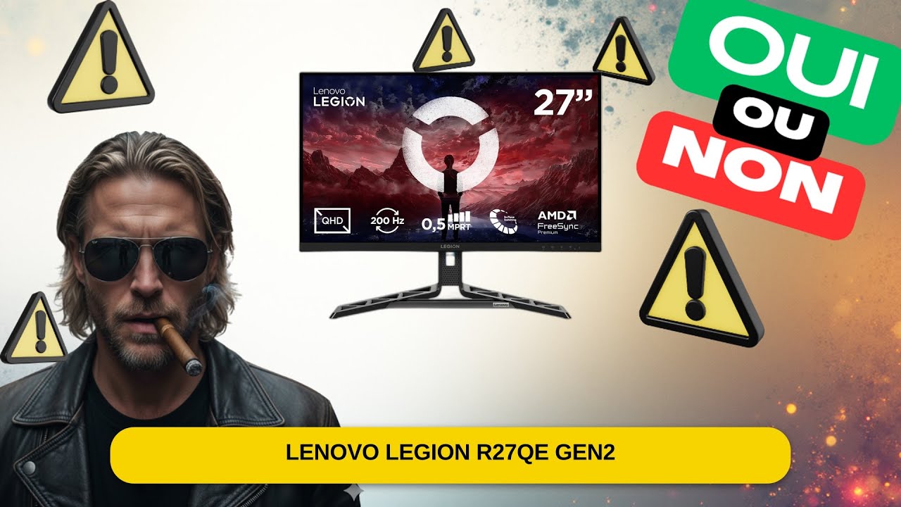 Le Lenovo Legion R27qe Gen2 : un écran 27