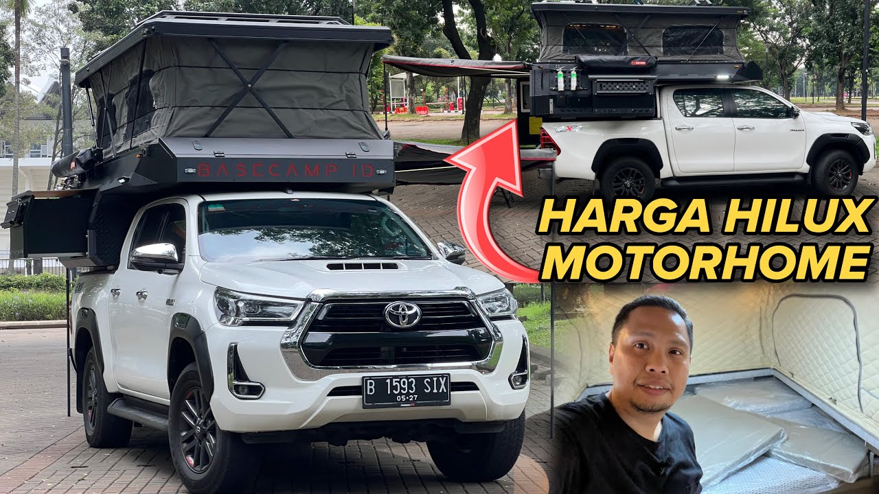 HARGA HILUX BOX MOTORHOME 2025 PRAKTIS DAN LENGKAP PART 2 #MOTORHOME #campervan #HILUX