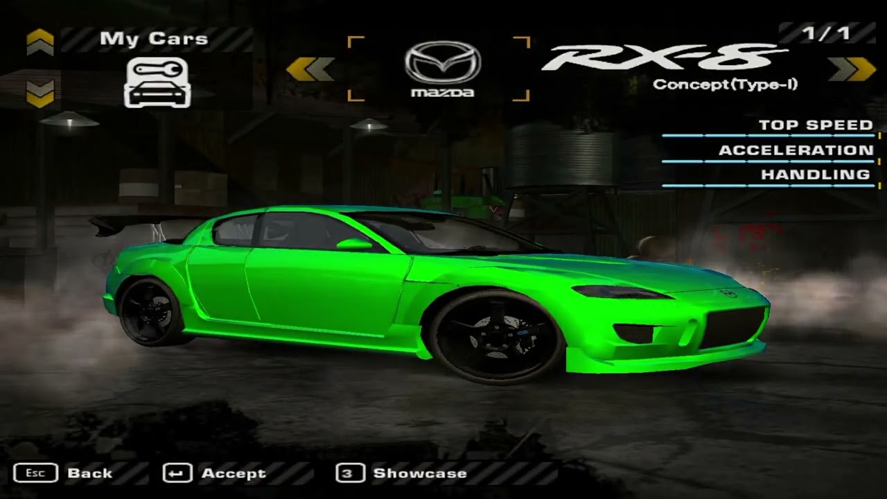Mazda RX-8 Concept (Type-I) Customization and Gameplay + Modern Lighting 2023 Mod NFS Most Wanted