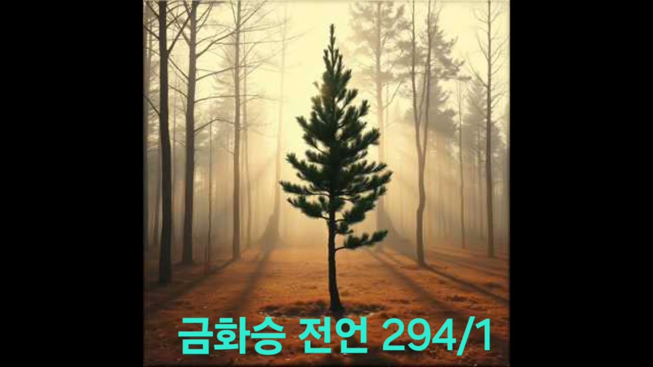 들숨날숨 오고감에 고요하라, 금화승 전언 294