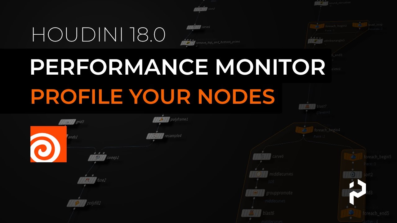 Houdini Basics - Using the Performance Monitor to Profile Nodes