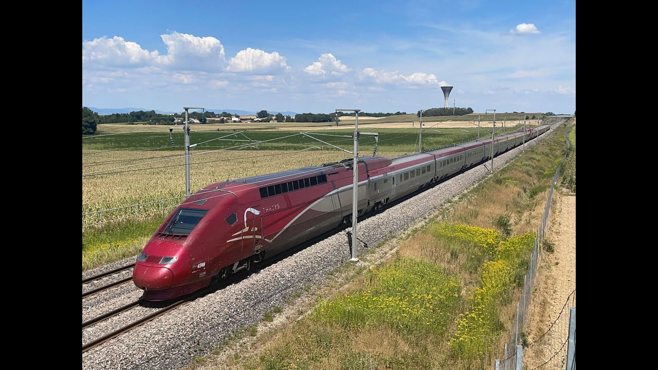 High speed train, TGV, Thalys, AVE, OUIGO, InOui frecciarossa in France