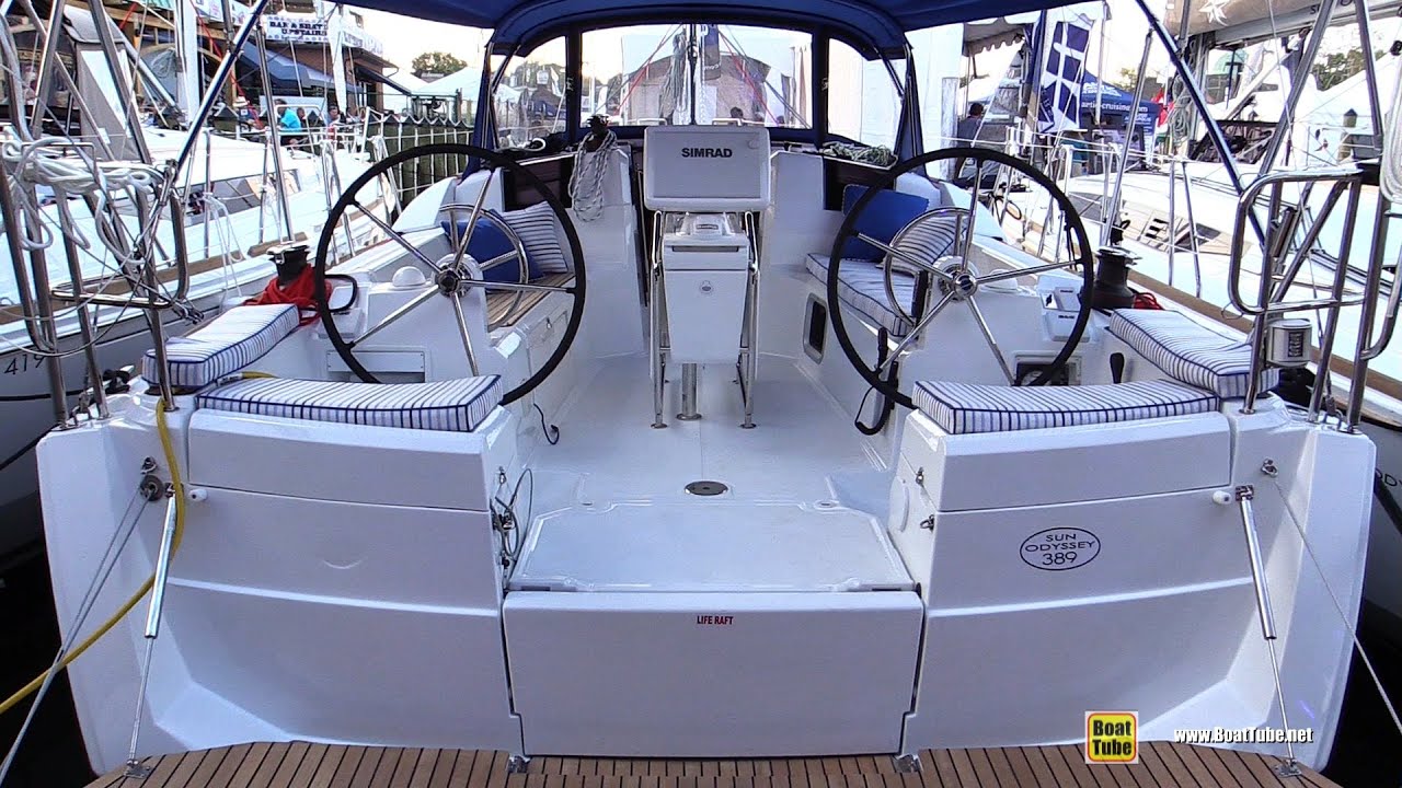 2015 Jeanneau Sun Odyssey 389 Sailing Yacht - Deck Walkaround - 2015 Annapolis Sail Boat Show