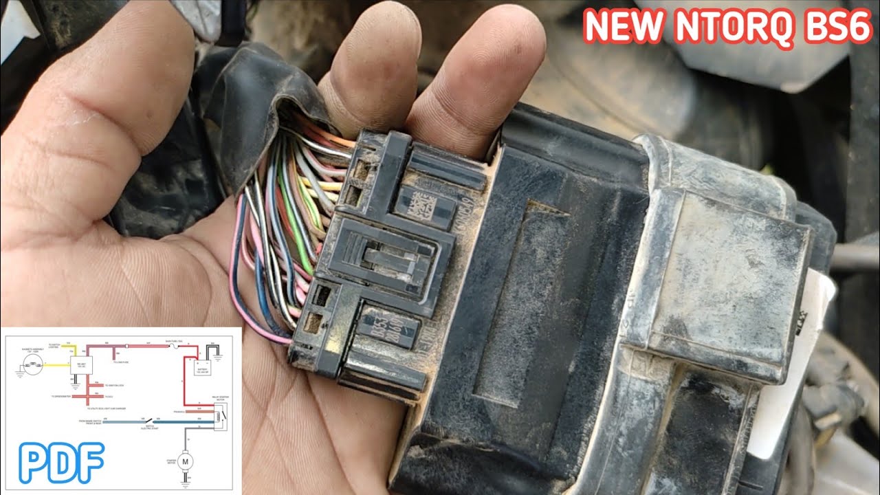 ऐसे बताओगे तो बच्चा भी सीख लेगा वायरिंग👌Tvs Ntorq BS6 Full Wiring Details