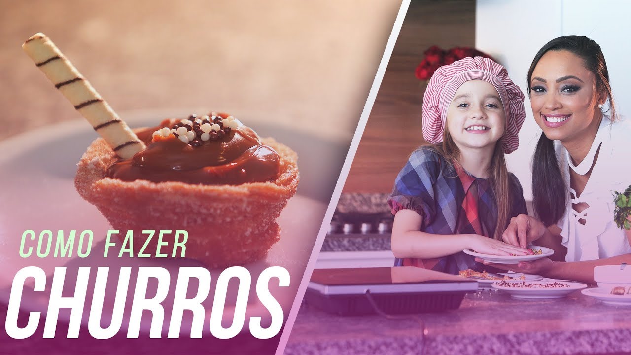 🍰 COMO FAZER CHURROS FÁCIL . MICHELE CRISPIM E GIGI TAGARELA NA SEMANA DAS CRIANÇAS 🍰