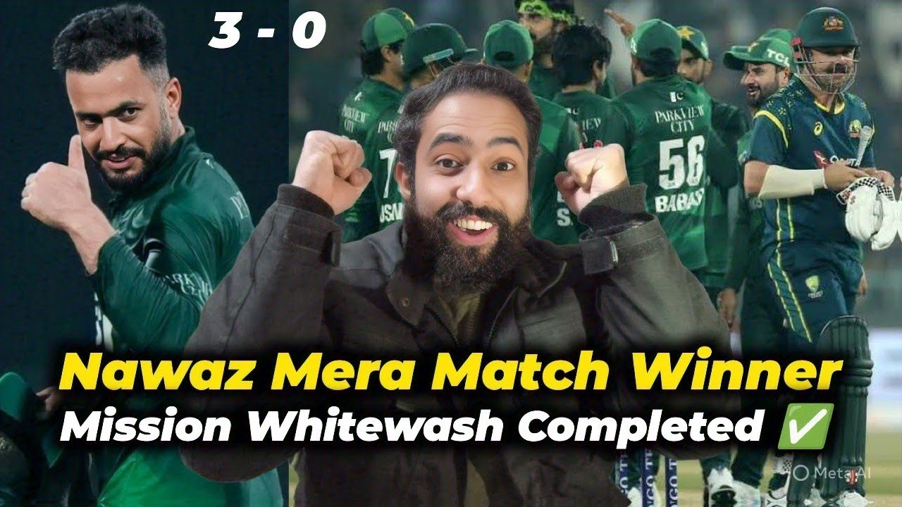Pak Humiliated Aus in 3rd T20 & Whitewashed T20 Series By 3 - 0.