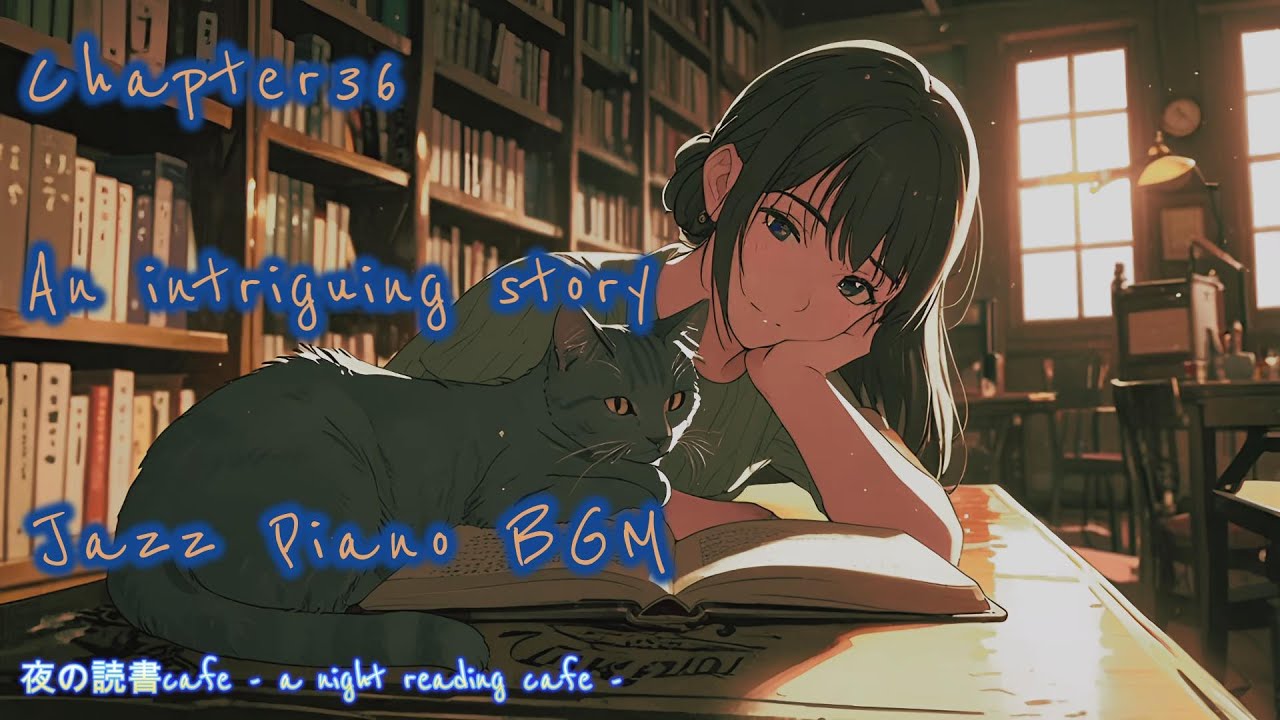 【読書用BGM】Chapter36_An intriguing story_Jazz Piano BGM【作業用BGM】 #ジャズピアノ #cat #猫