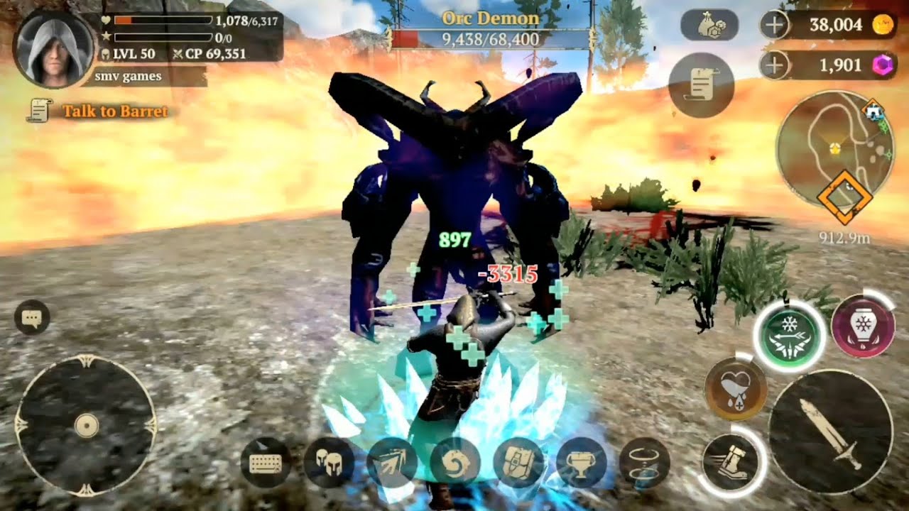 UPDATE ; Orc Demon's Skill | new map | assassin #7 Evil Lands ( Online Action RPG ) Android Gameplay