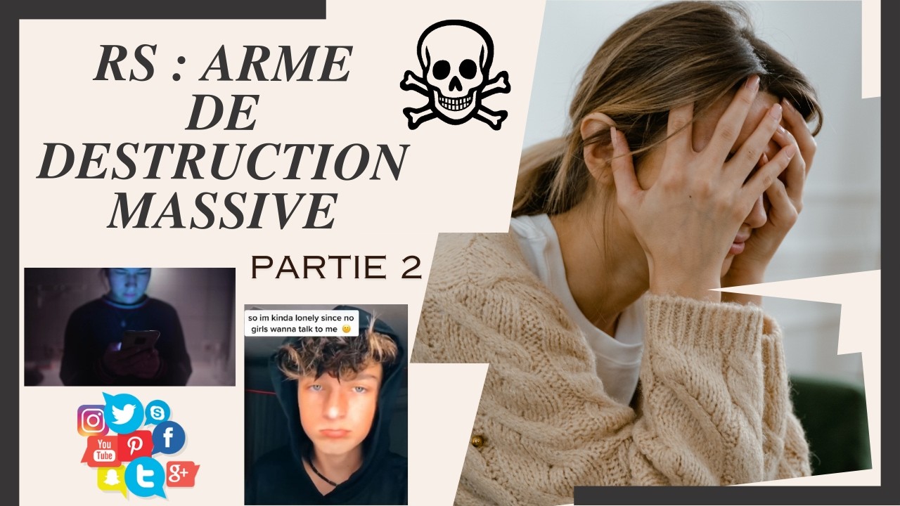 Réseaux Sociaux :  non maitrisés =  arme de destruction massive, santé mentale en chute libre pt2