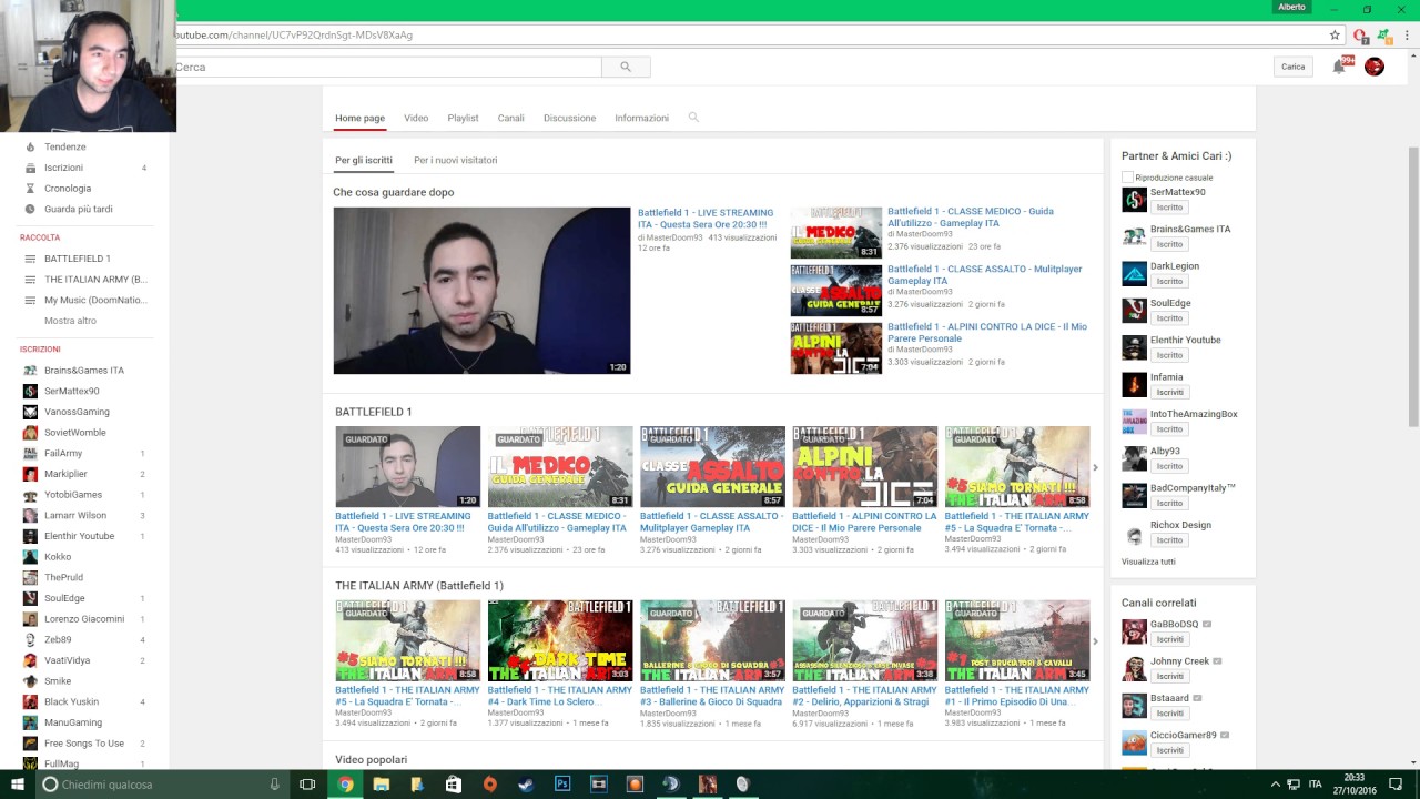 Battlefield 1 - LIVE STREAMING ITA (Parte 1...Problemi Audio)