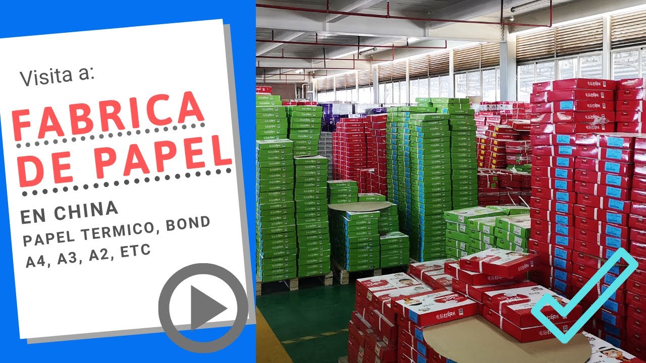 📑 Visitamos Fábrica de Papel en China📄Papel Bond y Térmico la Mejor Fábrica 👈 - Cómprale a China