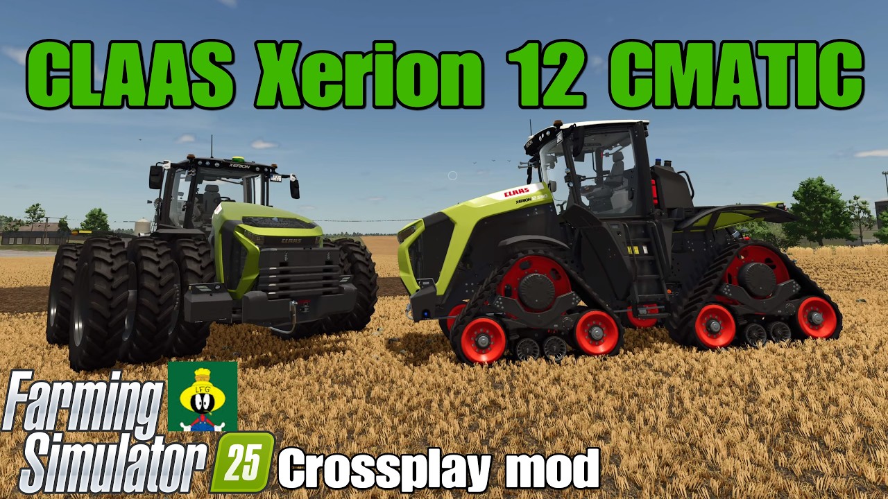 CLAAS Xerion 12 CMATIC / FS25 crossplay mod