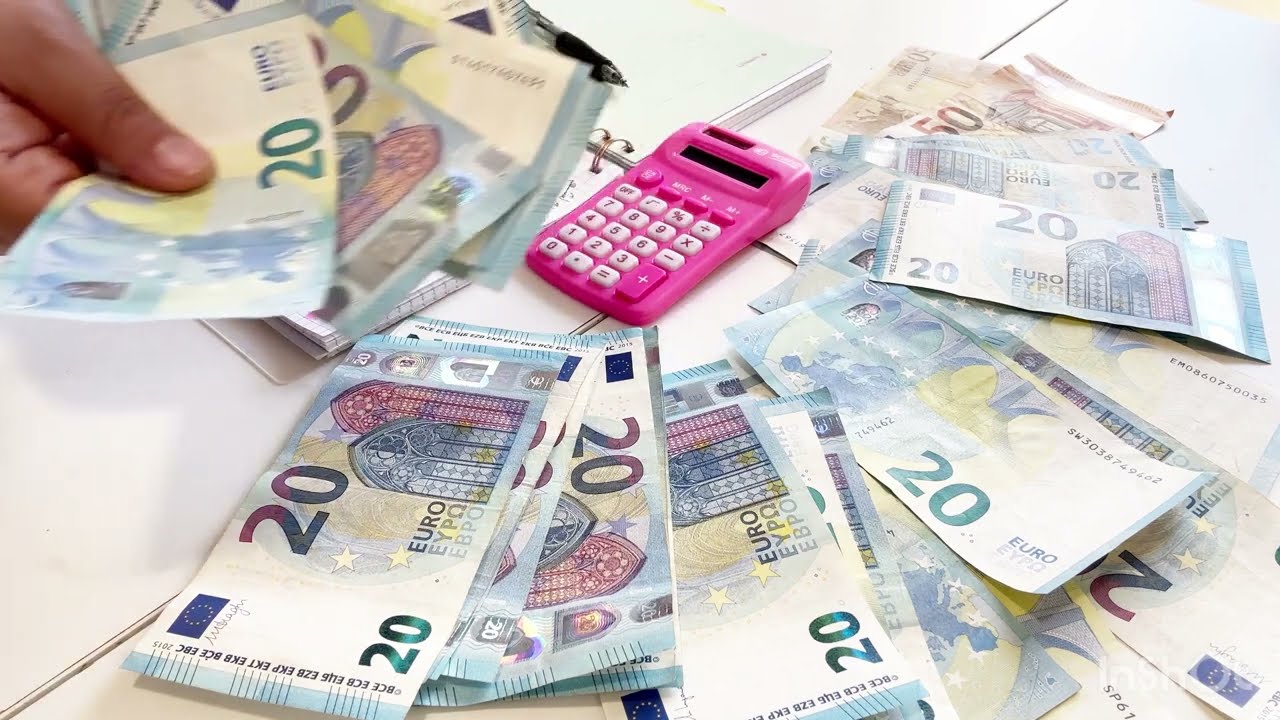 ‏ طريقة تقسيم المصروف الشهري تقسيم ميزانية 600 يورو