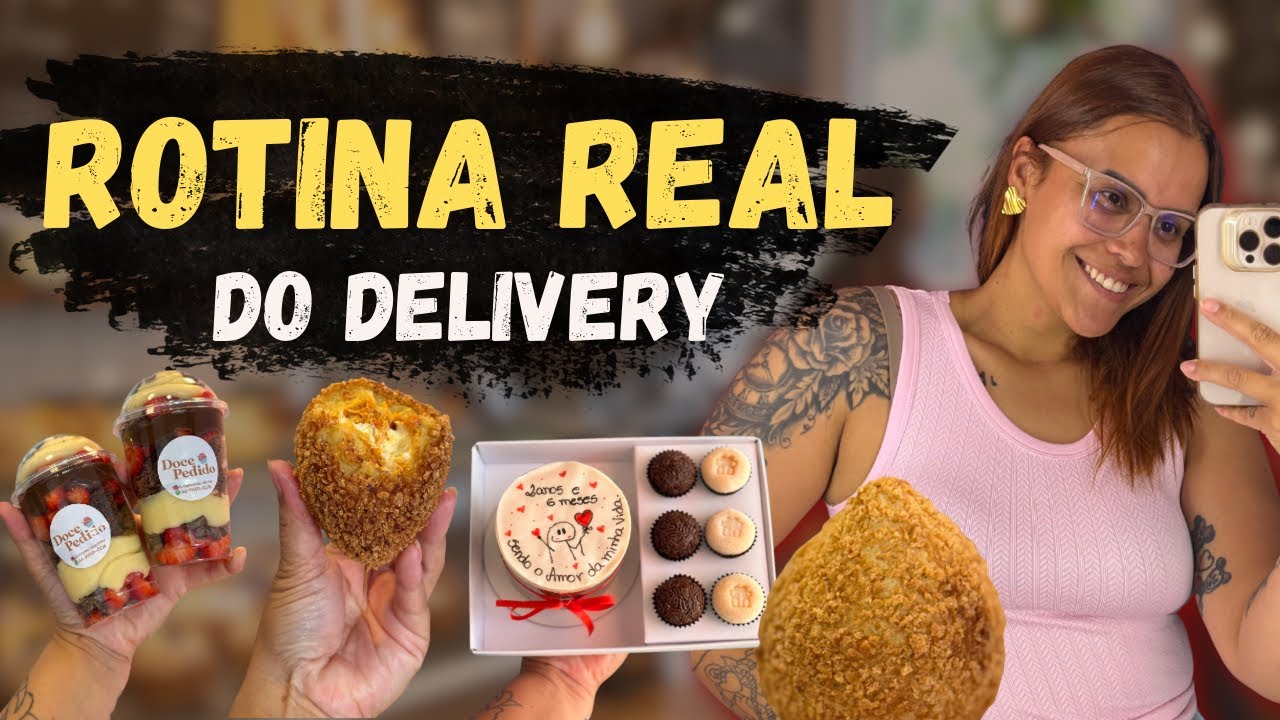 A rotina real por trás das encomendas de um  delivery de doce! DECISÕES E PRODUÇÃO DE DOCES 