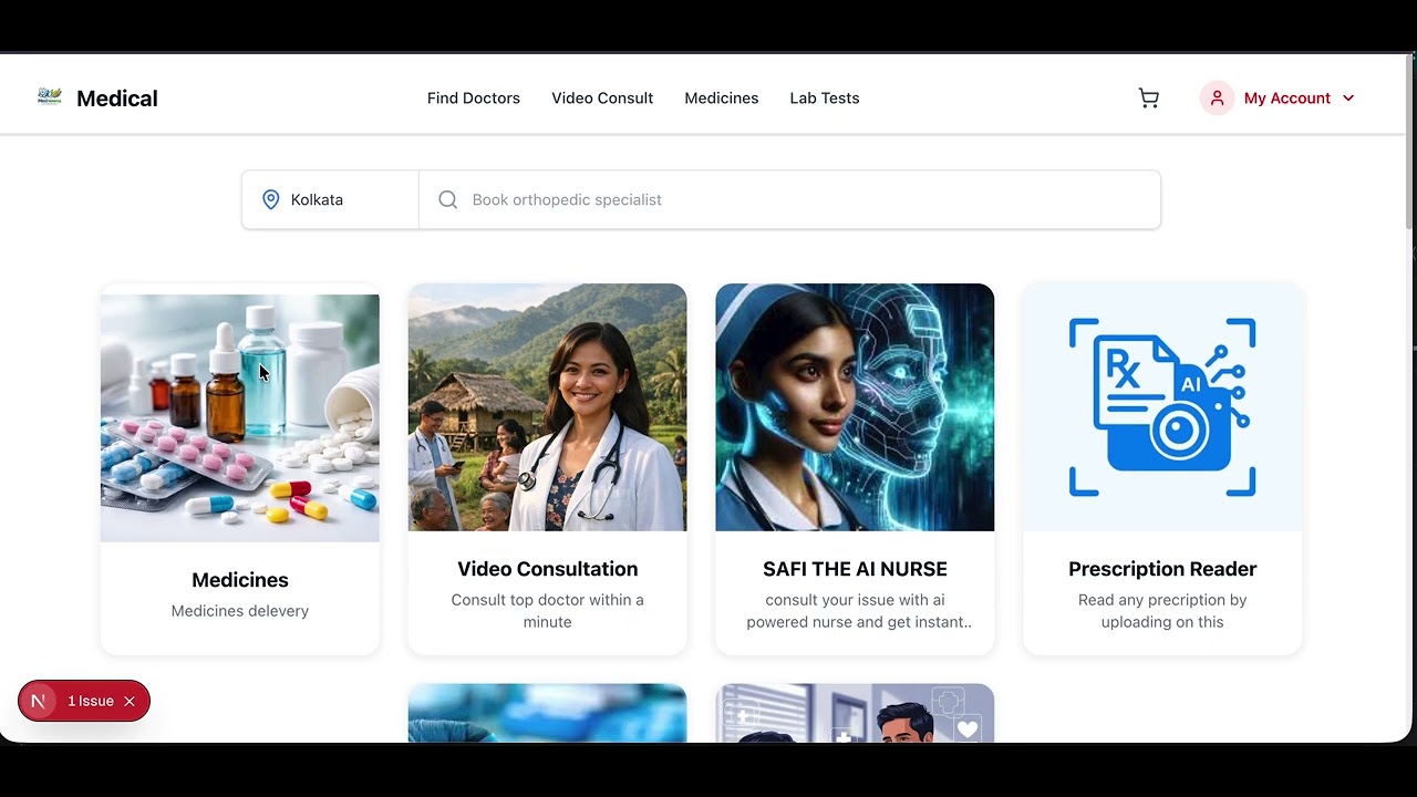Category Management  Telehealth Admin Panel TodayInTech
