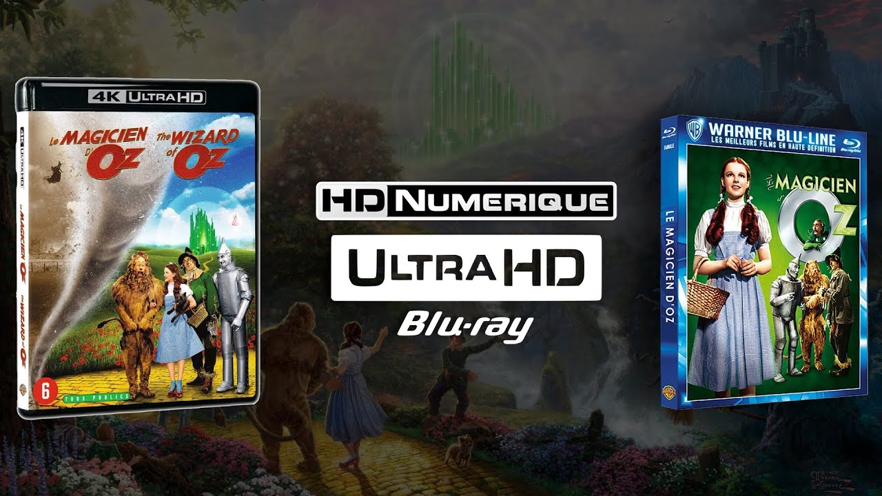 Le Magicien d'Oz (The Wizard of Oz) : Comparatif 4K Ultra HD vs Blu-ray
