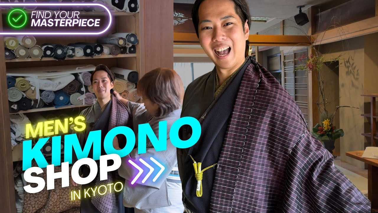 High-End Kimono, Low Prices in Kyoto– A Local Recommends a Men’s Kimono Shop