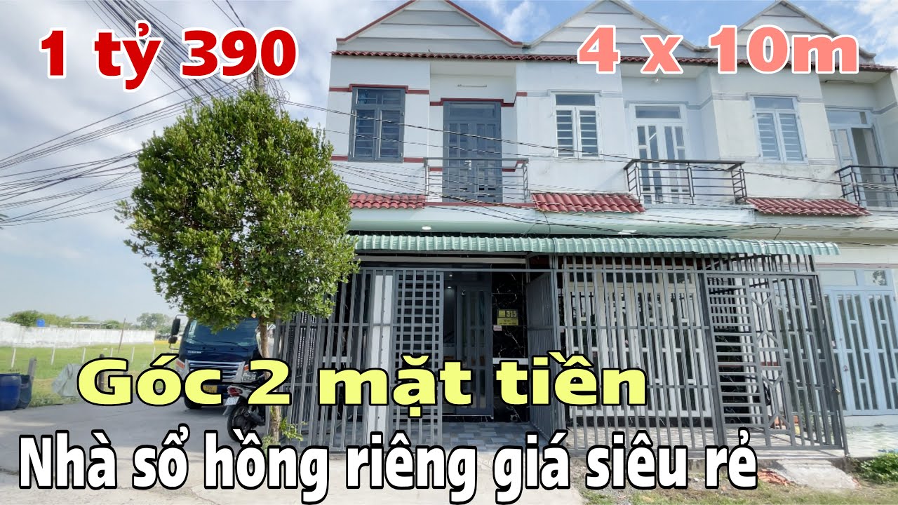 T27 - Nhà giá rẻ Mỹ Hạnh , góc 2 mặt tiền kinh doanh sổ riêng giá rẻ, 1 trệt 1 lầu DTSD 80m2 , 