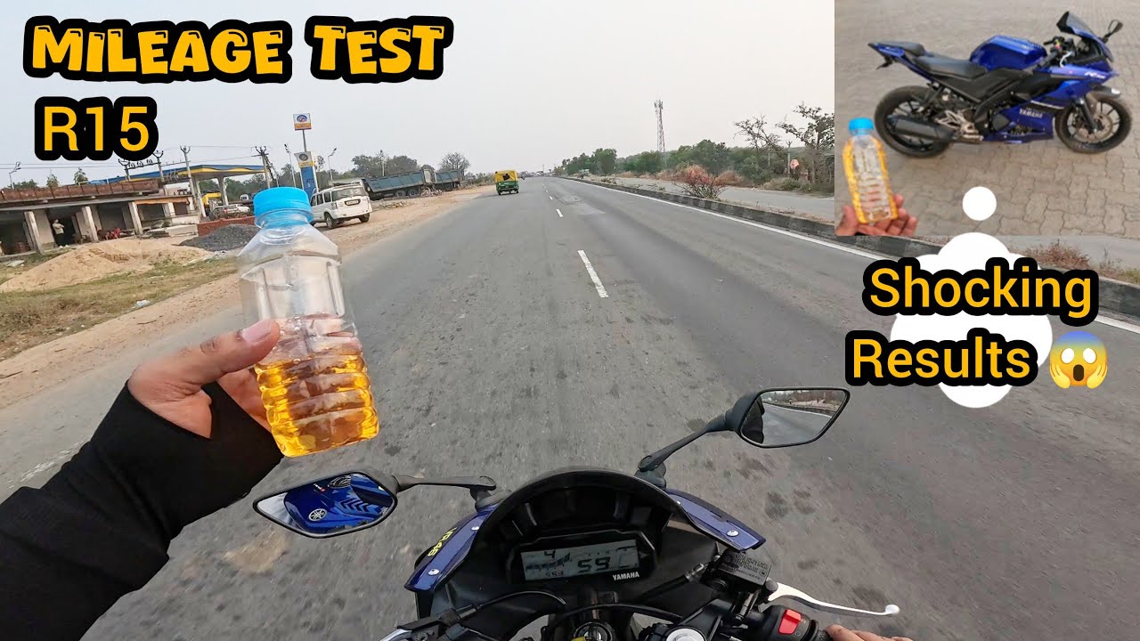 Тест расхода топлива Yamaha R15 😍