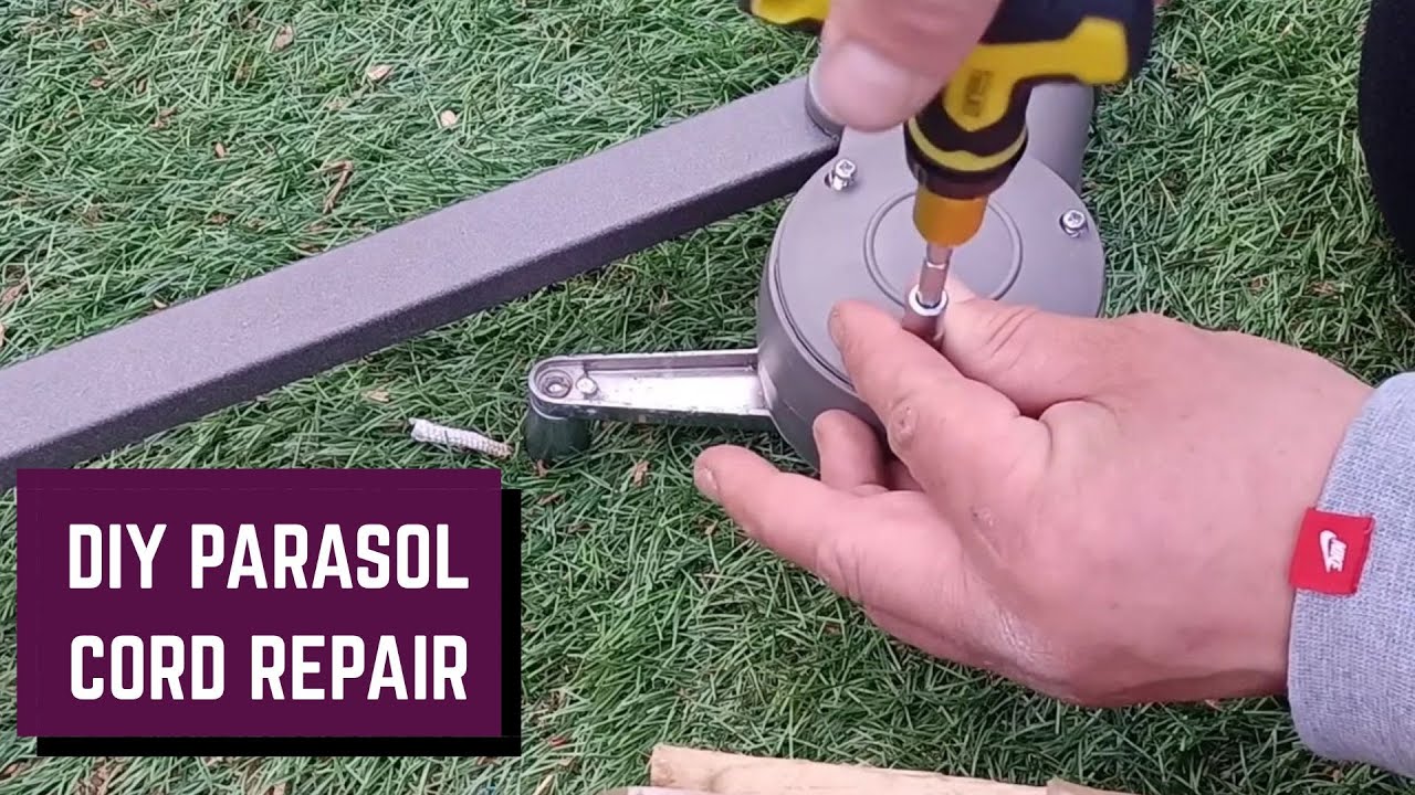 Cantilever Umbrella Cord Repair DIY Garden Parasol String Replacement