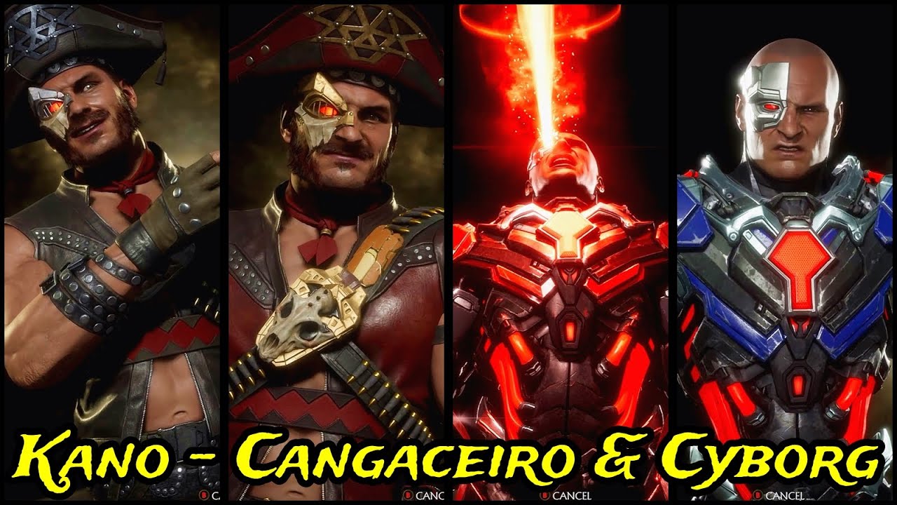 Kano - Intros & Victories - Cangaceiro & Cyborg Skins - Mortal Kombat 11