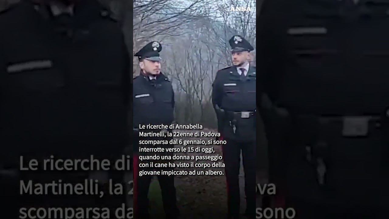 Padova, tragica fine per Annabella: trovata senza vita nel bosco #ansa #news
