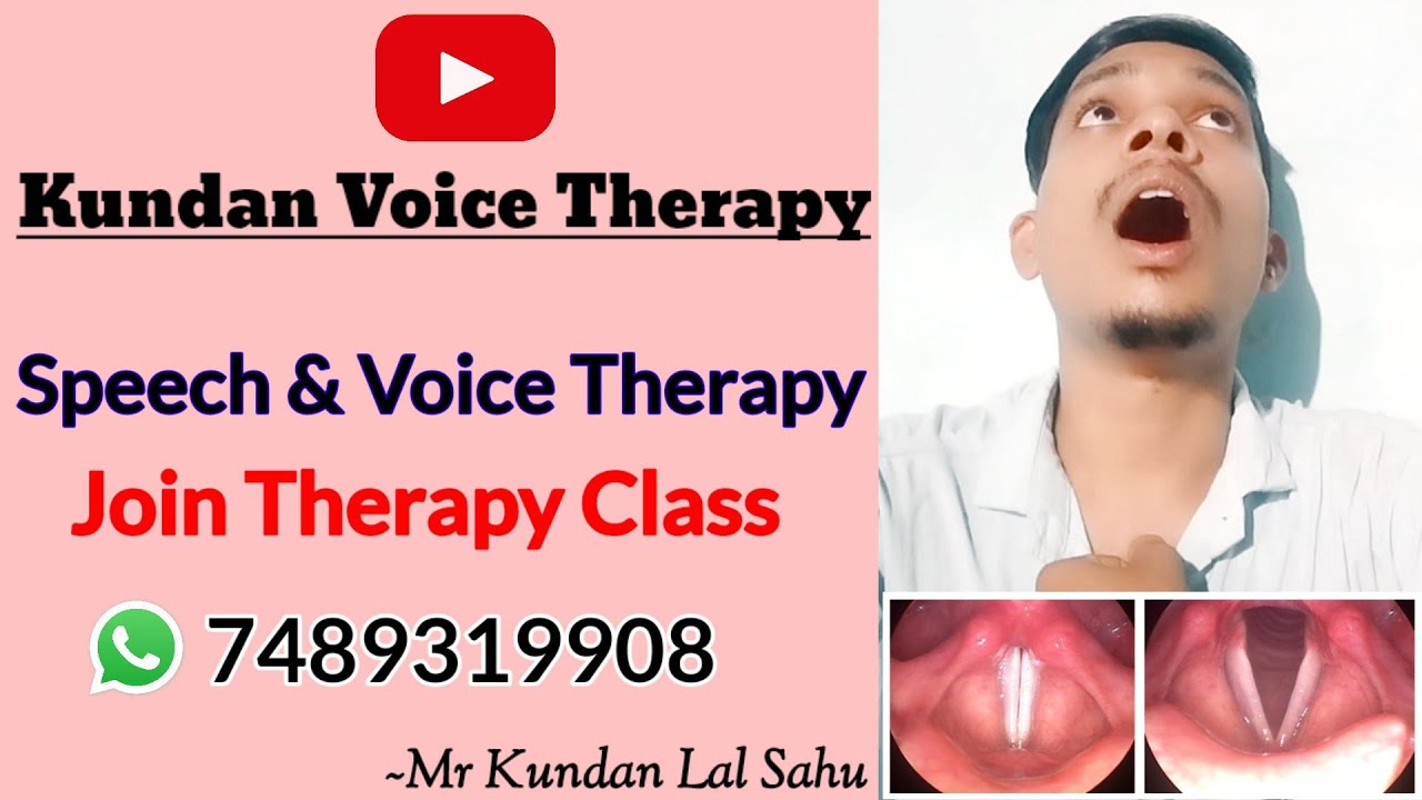 Voice & Speech Therapy | Join Classes | and Recover Your Voice Problems