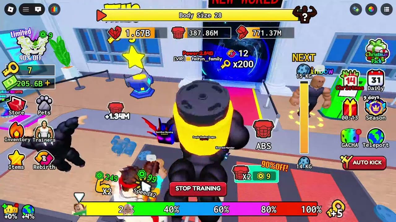 playing kick the door trainer x2