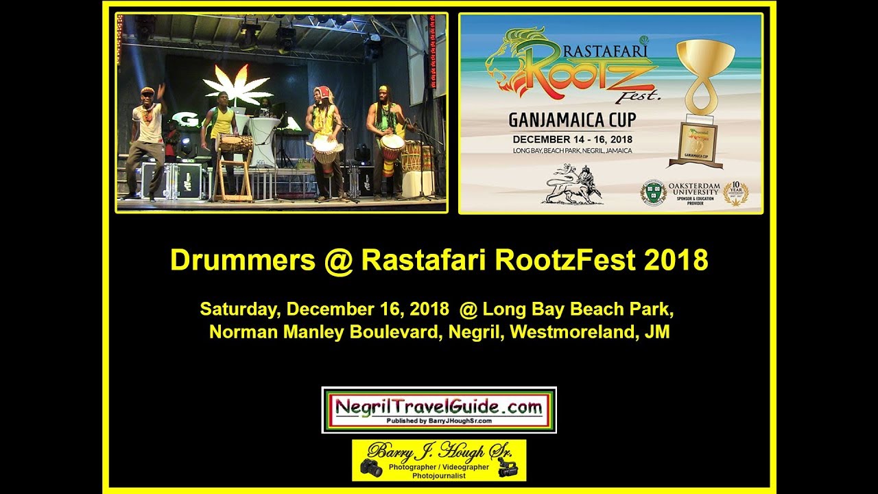 African Descendants Drummers @ Saturday Night Rastafari RootzFest 2018