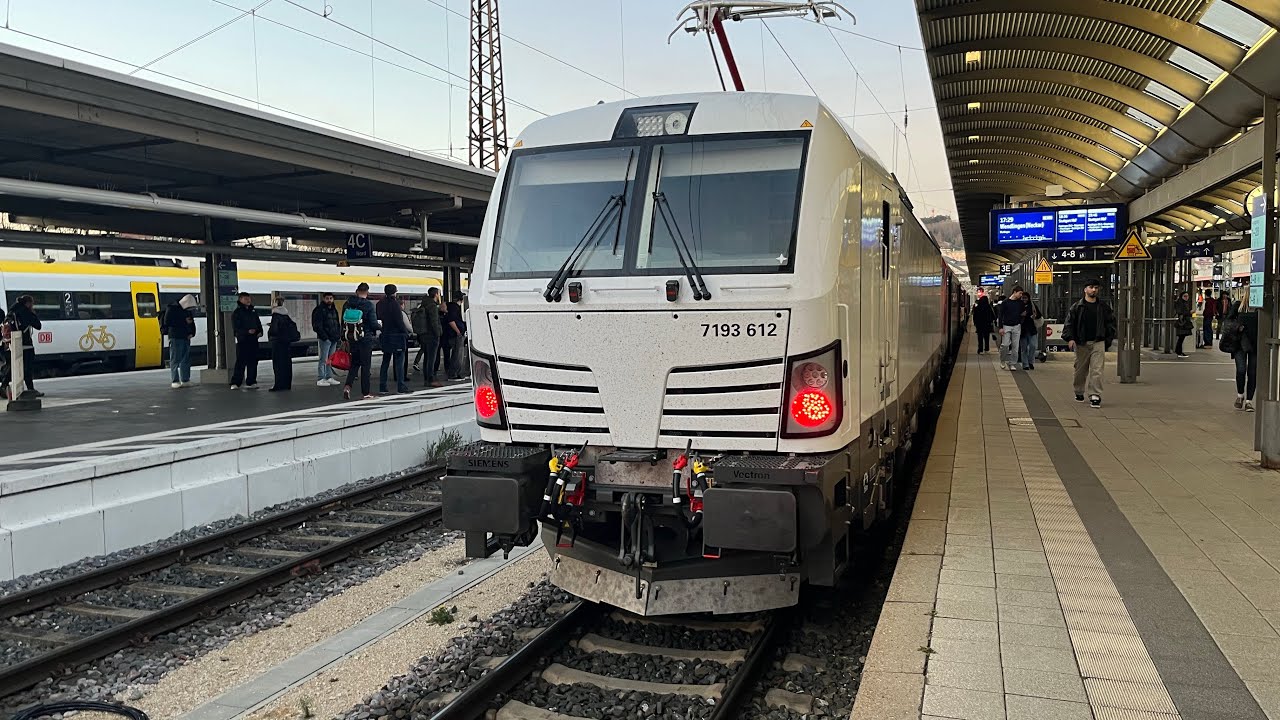 Im UWEX Als RE 200 Sandwich Vectron von Merklingen Schwäbische Alb Bahn nach Ulm Hbf 