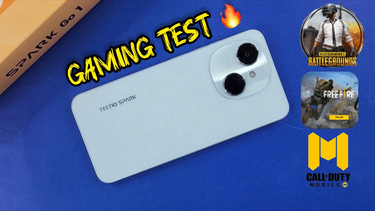 Tecno Spark Go 1 Gaming Test | PUBG | FREEFIRE | CALL OF DUTY TEST ⚡️