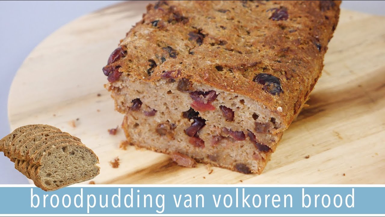 Broodpudding van oud, volkoren brood 🍞 | RENSKE'S RECEPTEN
