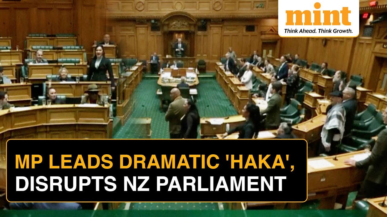 New Zealand Parliament DISRUPTED As Maori MP Leads 'Haka' Dance To Protest Contentious Bill