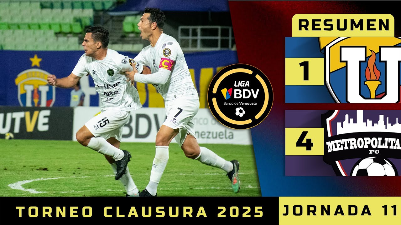Goleada de Metropolitanos | RESUMEN | LigaBancoDeVenezuela | UCV - Metropolitanos
