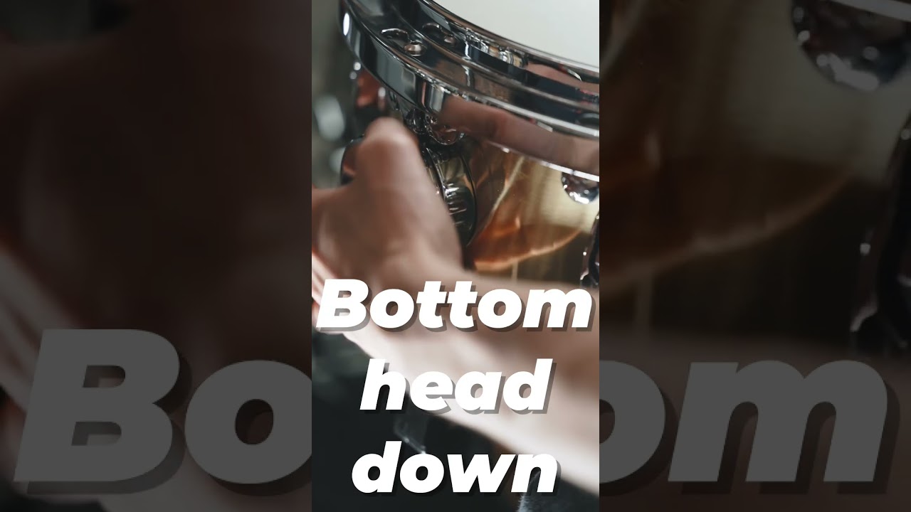 This is how you get “the Thud” with a dialtune snare drum.