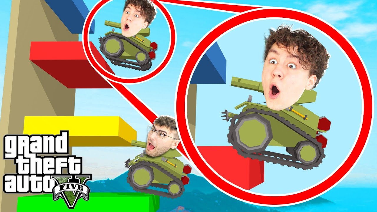 3... 2... 1... FEUER!! Parkour für PANZER?! - GTA 5