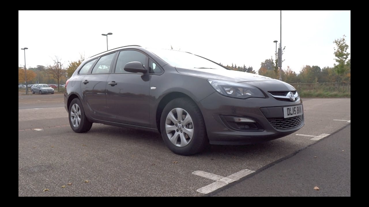 2015 Vauxhall Astra Sports Tourer 1.6i 16v VVT 115 Design Start-Up and Full Vehicle Tour