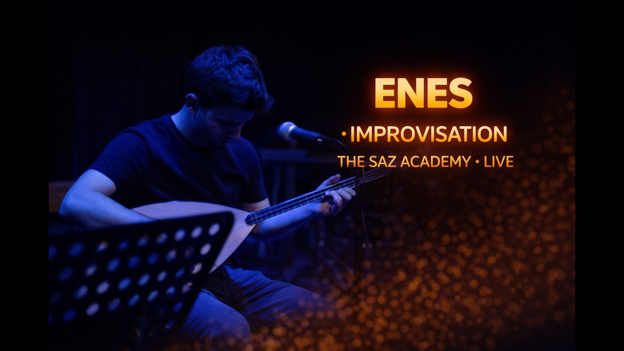 Enes Coşkun Performs Muhlis Berberoğlu’s Improvisation Live at The Saz Academy Concert