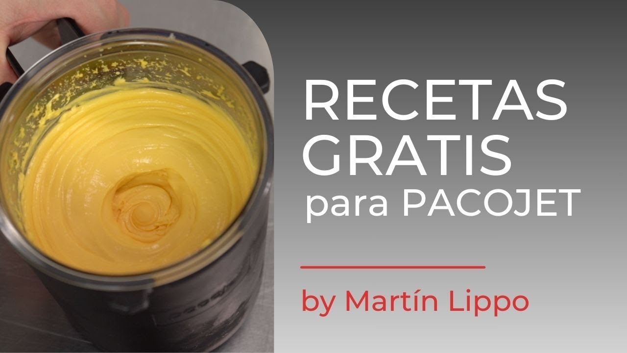 Pacojet: Recetas gratis, simples y bien equilibradas
