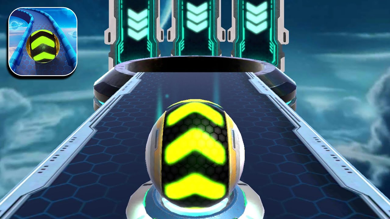 Space Rolling Balls Race Gameplay Speedrun Level 108