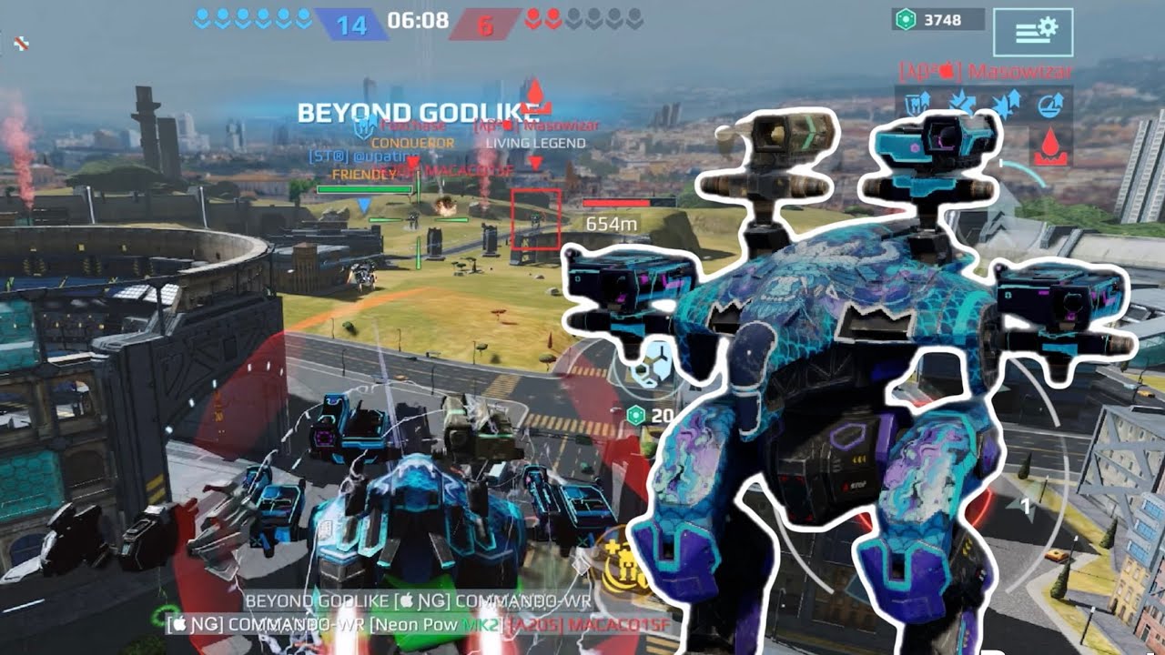 Unstoppable Raven | a Meta Killer | War Robots Gameplay 