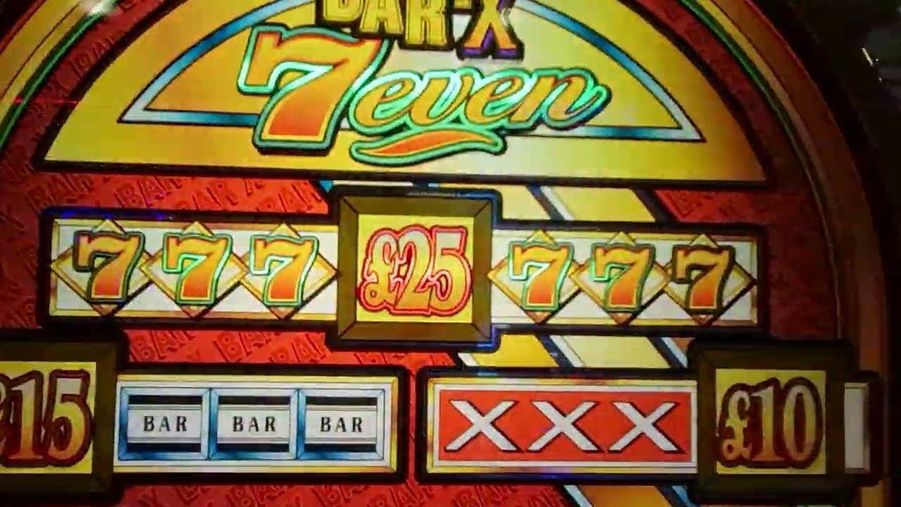 Electrocoin Bar X Seven Big Roll In - Admiral Casino Redcar Fruit Slot Machine Arcade - Big Win